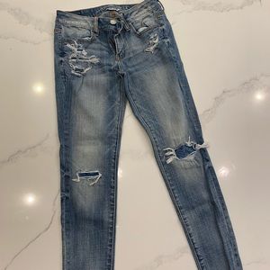 American Eagle Distressed Jeggings